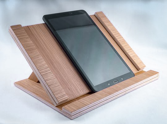 Slots Décoration  Support tablette en bois